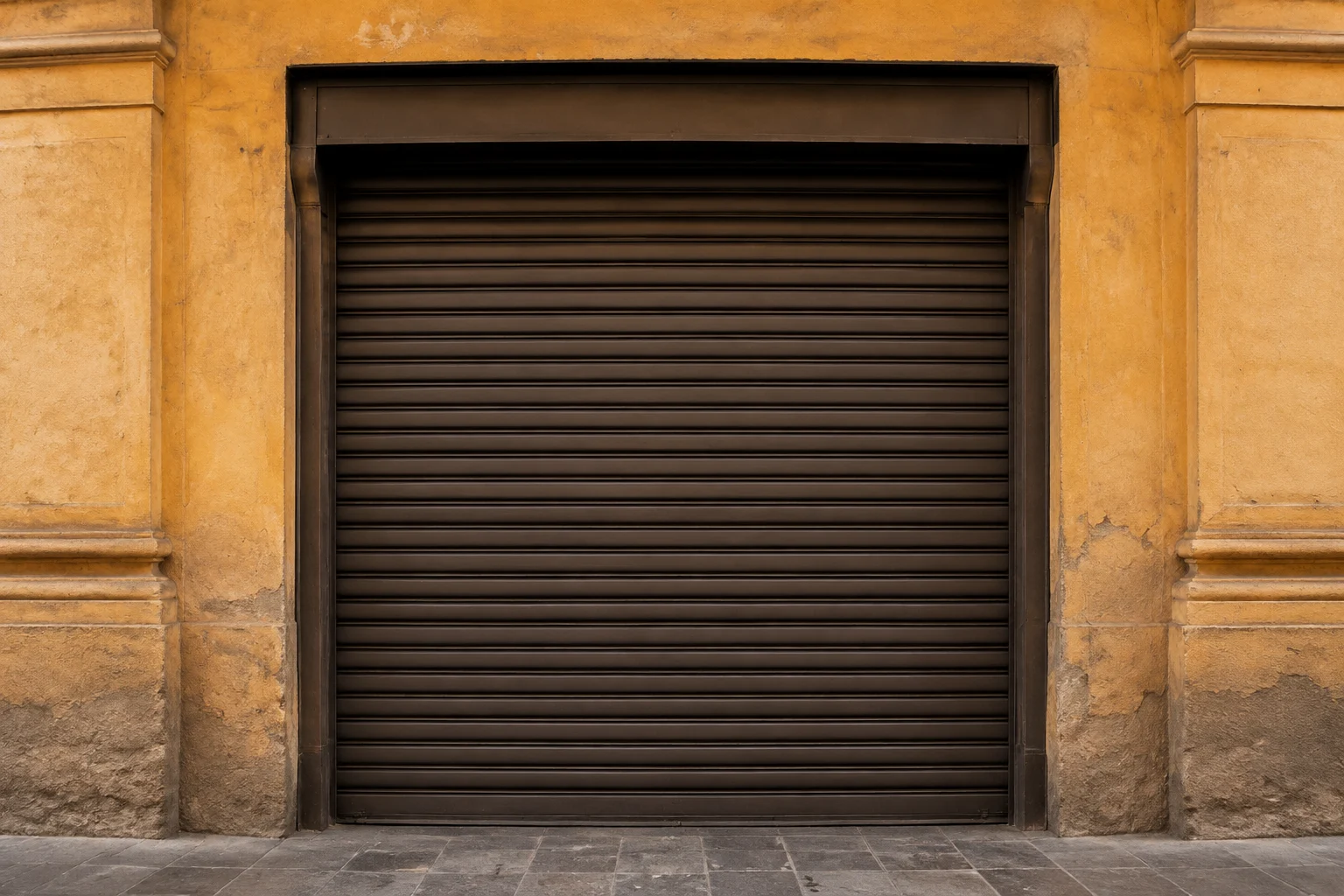 Imagen ilustrativa de un acceso con puerta automática